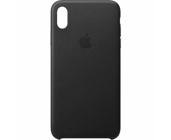 Apple iPhone XS Max Leather Case - Black (MRWT2), фото 
