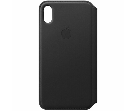 Чехол для Apple iPhone XS Max Leather Folio - Black (MRX22), фото 