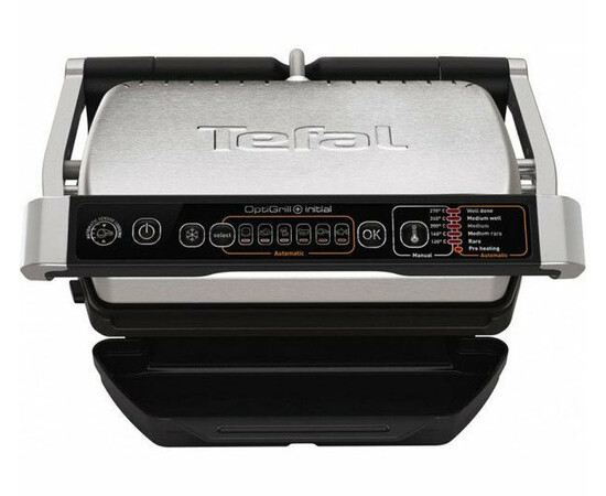 Clamping electric grill Tefal GC706D34 OptiGrill front view