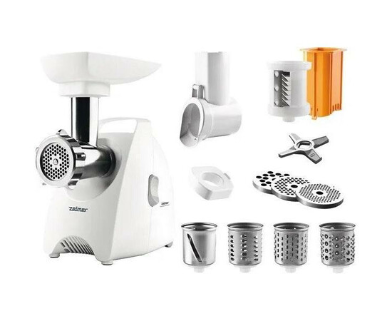 Meat grinder Zelmer ZMM5598W with nozzles