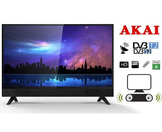 ТБ AKAI 32'' HD Ready Smart TV (AKTV3228T2), фото 