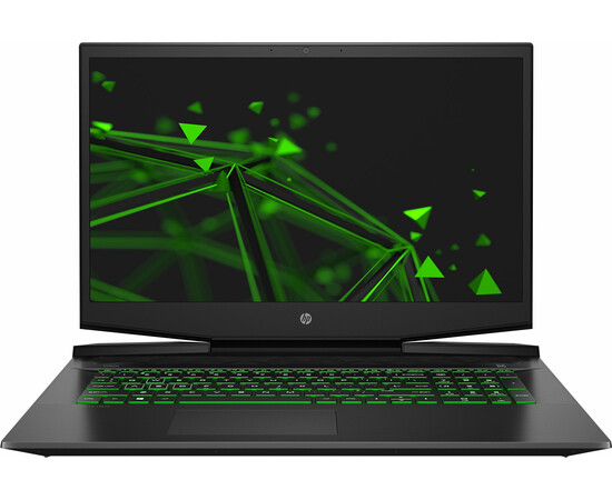 Ноутбук HP Pavilion Gaming 17-cd1066ur Shadow Black/Green Chrome (232C0EA), фото 
