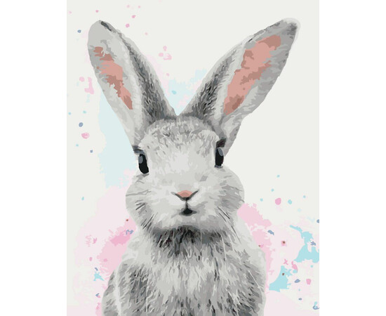  Картина за номерами "Цукровий кролик" 40х50см (КНО4067), фото 