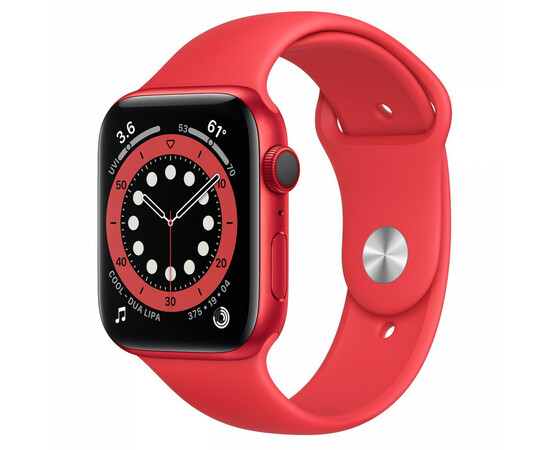 Apple Watch Series 6 GPS + Cellular 44mm PRODUCT(RED) Aluminum Case w. PRODUCT(RED) Sport B. (M07K3)
