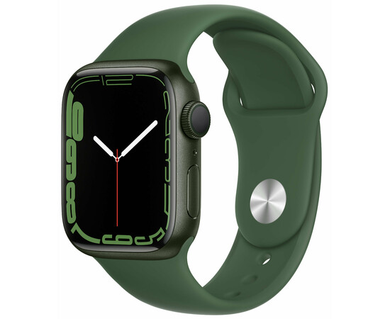 Apple_Watch Series 7 GPS 45mm Green Aluminum Case With Green Sport Band (MKN73)