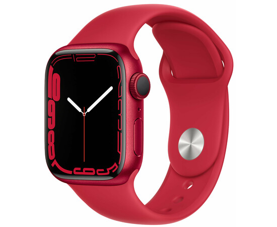 Apple_Watch Series 7 GPS 41mm PRODUCT RED Aluminum Case With PRODUCT RED Sport Band (MKN23)
