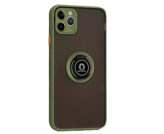 Чехол для смартфона MSD Translucent matte case magnetic metal for iPhone X/XS Army Green (MSD-AC11-13)