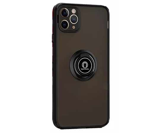 Чехол для смартфона MSD Translucent matte case magnetic metal for iPhone 11 Pro Max Black (MSD-AC11-13)