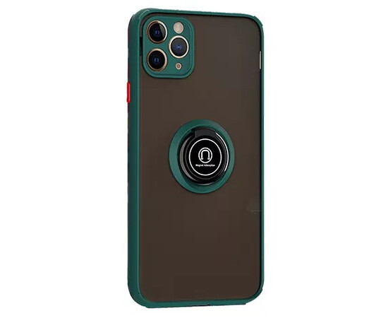 Чехол для смартфона MSD Translucent matte case magnetic metal for iPhone 11 Green (MSD-AC11-13)