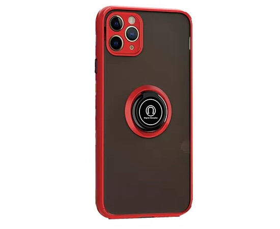 Чехол для смартфона MSD Translucent matte case magnetic metal for iPhone 11 Pro Red (MSD-AC11-13)