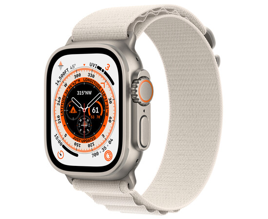 apple-watch-ultra-gps-cellular 49mm-titanium-case-with-starlight-alpine-loop-medium-mqf03/mqfr3