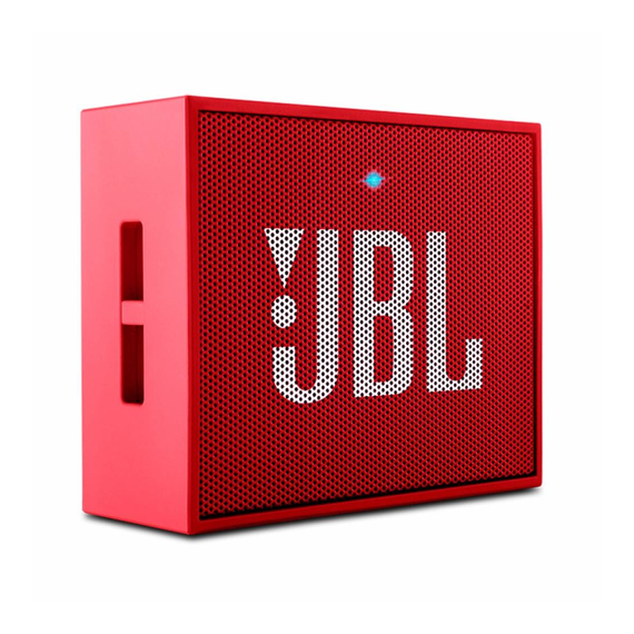 Портативная колонка JBL Go Red (GORED) вид под углом слева