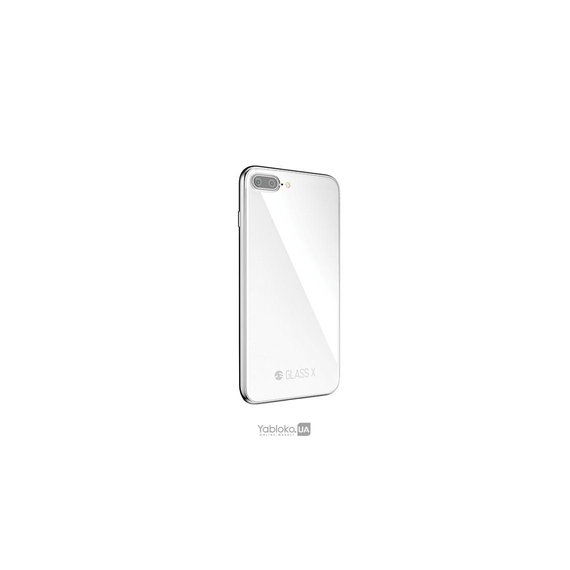 Стеклянный чехол SwitchEasy Glass X для iPhone 7 Plus / 8 Plus (White), фото 