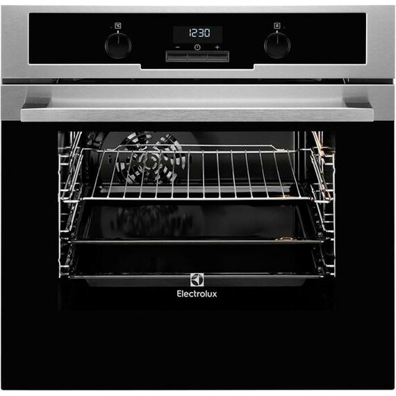 Духовка электрическая Electrolux EZB5430ANX вид спереди