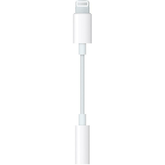 Apple Lightning to 3.5mm Headphones for iPhone 7 (MMX62ZM/A) вид сверху