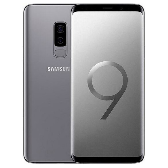 Смартфон Samsung Galaxy S9+ 128GB Gray (SM-G965FD) вид с двух сторон