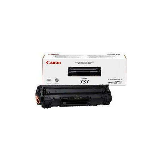 Лазерный картридж Canon 737 Black (9435B002) вид с коробкой