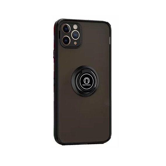 Чехол для смартфона MSD Translucent matte case magnetic metal for iPhone XS Max Black (MSD-AC11-13)