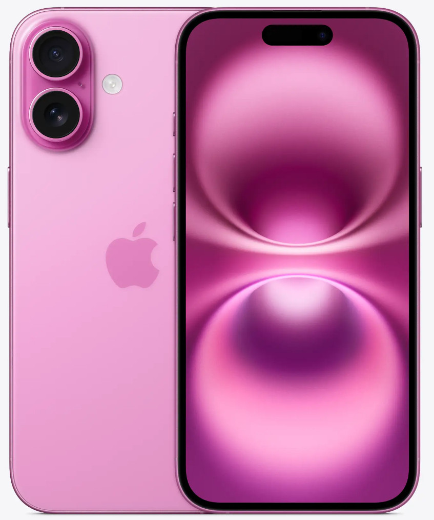 4844896285 Смартфон Apple iPhone 16 256GB Pink (MYEG3) - Зображення 1