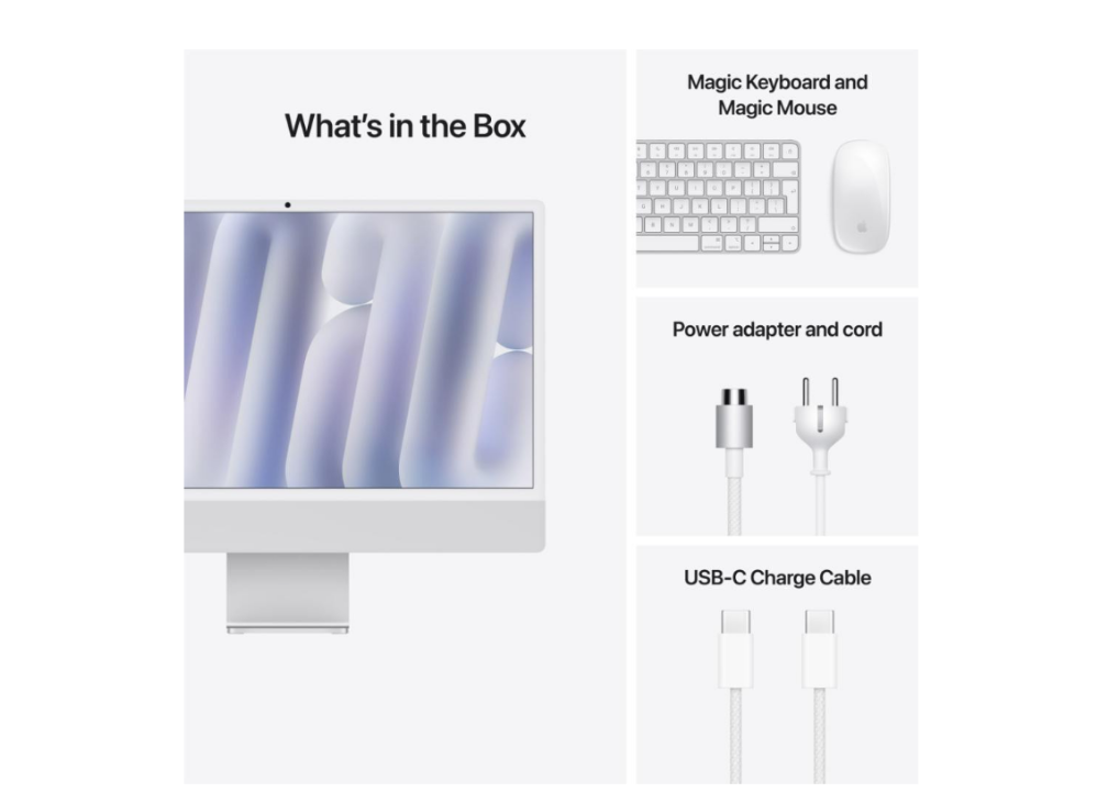 Моноблок Apple iMac 24 M4 Silver (MWUC3)