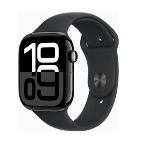 Смарт-часы Apple Watch Series 10 GPS 46mm Jet Black Alu. Case w. Black Sport Band — M/L (MWWQ3)