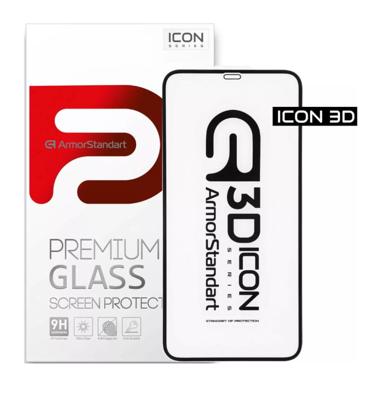 Защитное стекло ArmorStandart Icon Evo для iPhone 12 Pro/12 Max Black (ARM57192)